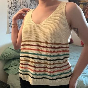 Knit tank top